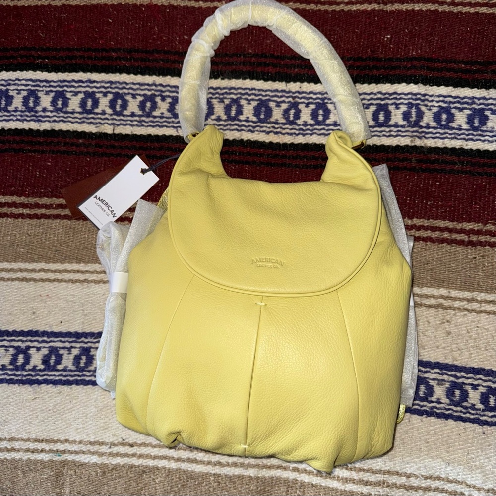American Leather Company Daffodil 2-in-1 Convertible Backpack - Picture 1 of 7